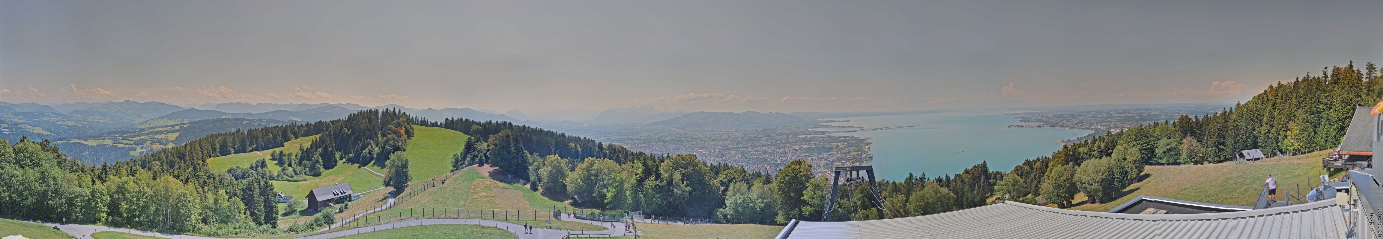 Archiv Foto Webcam Bregenz: Bergstation Pfänderbahn