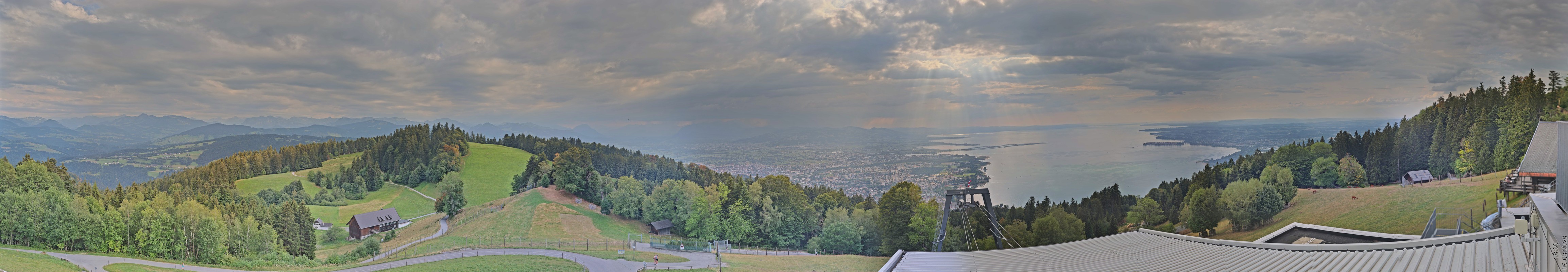 Archiv Foto Webcam Bregenz: Bergstation Pfänderbahn
