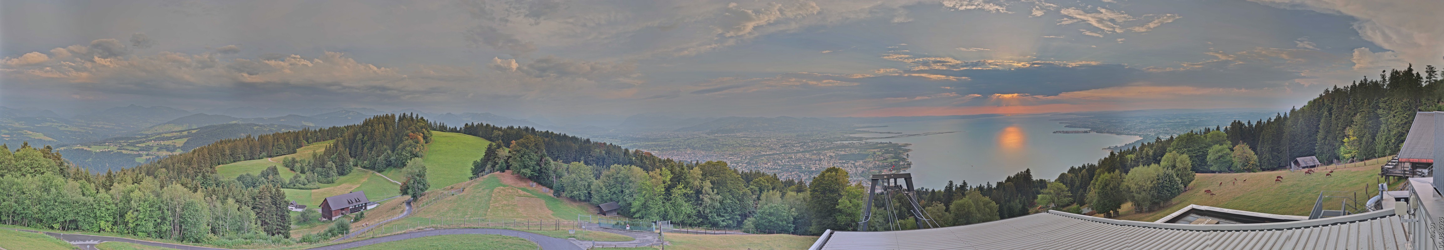 Archiv Foto Webcam Bregenz: Bergstation Pfänderbahn
