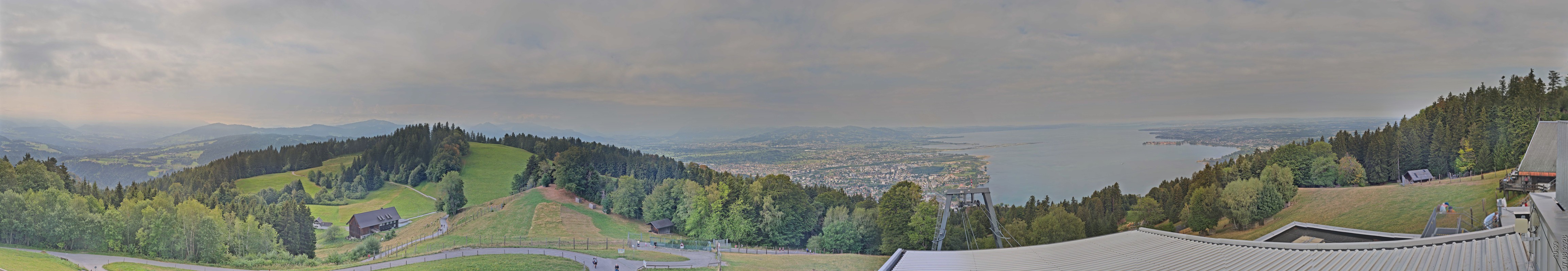 Archiv Foto Webcam Bregenz: Bergstation Pfänderbahn