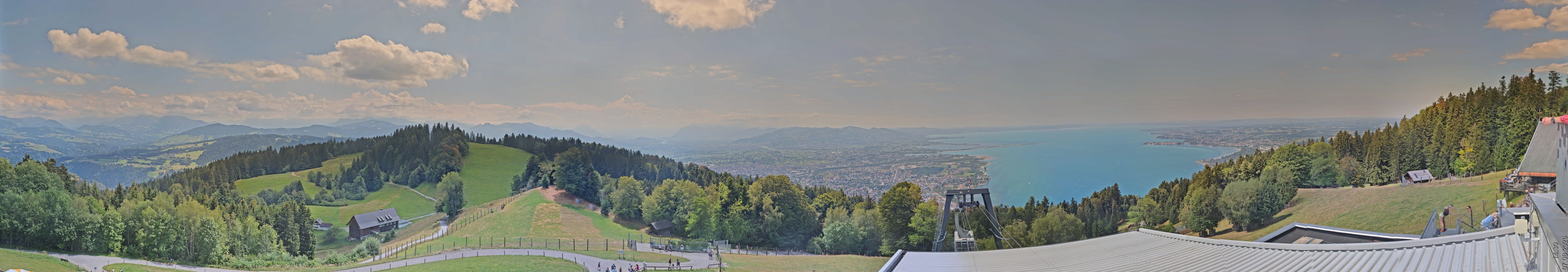 Archiv Foto Webcam Bregenz: Bergstation Pfänderbahn