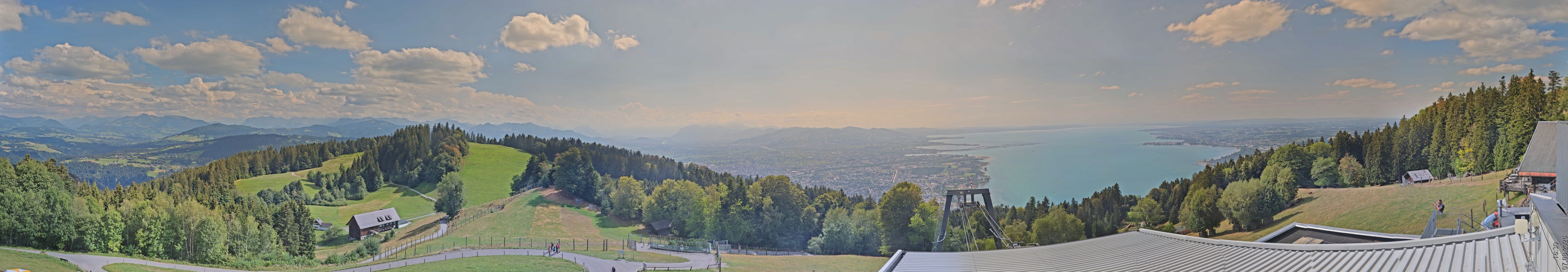 Archiv Foto Webcam Bregenz: Bergstation Pfänderbahn