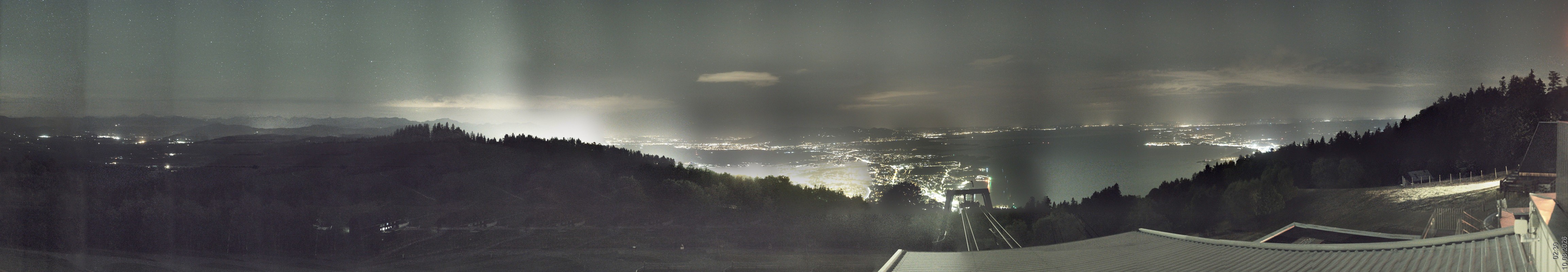 Archiv Foto Webcam Bregenz: Bergstation Pfänderbahn