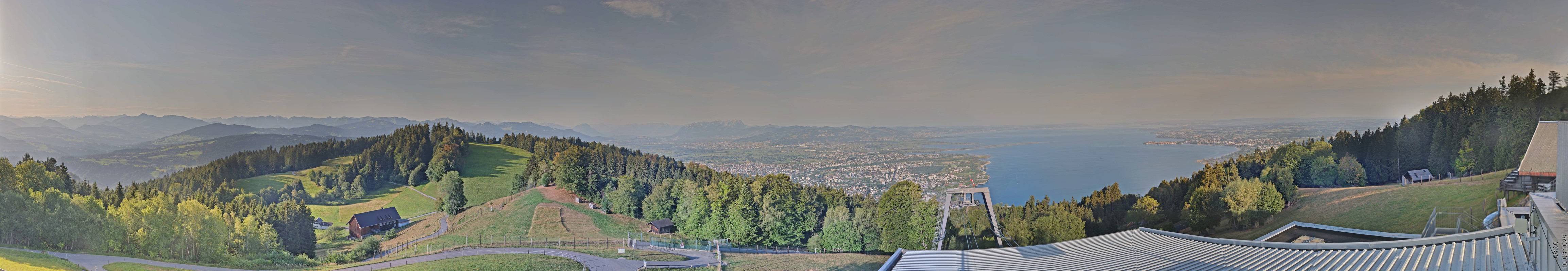 Archiv Foto Webcam Bregenz: Bergstation Pfänderbahn