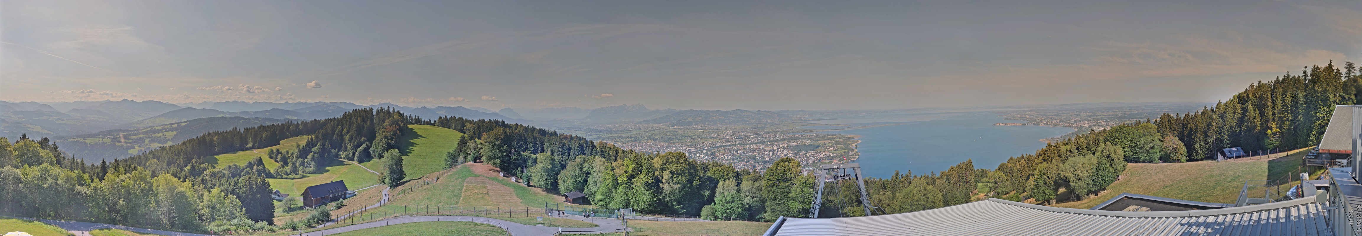 Archiv Foto Webcam Bregenz: Bergstation Pfänderbahn