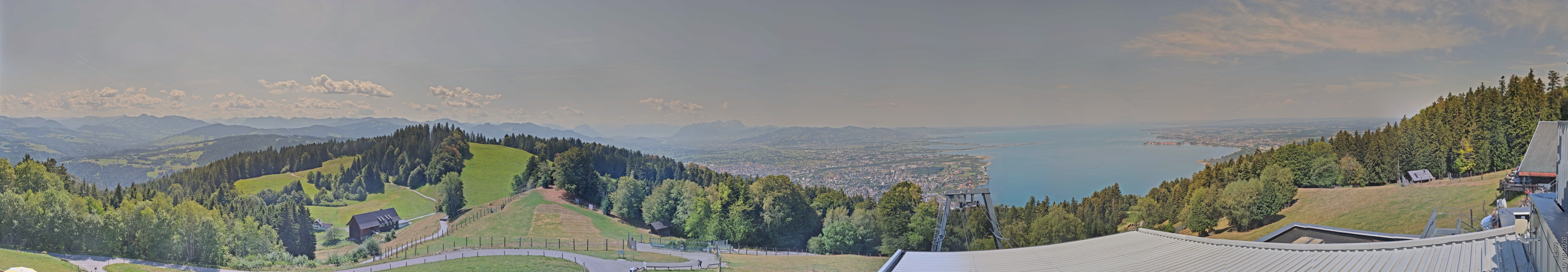 Archiv Foto Webcam Bregenz: Bergstation Pfänderbahn