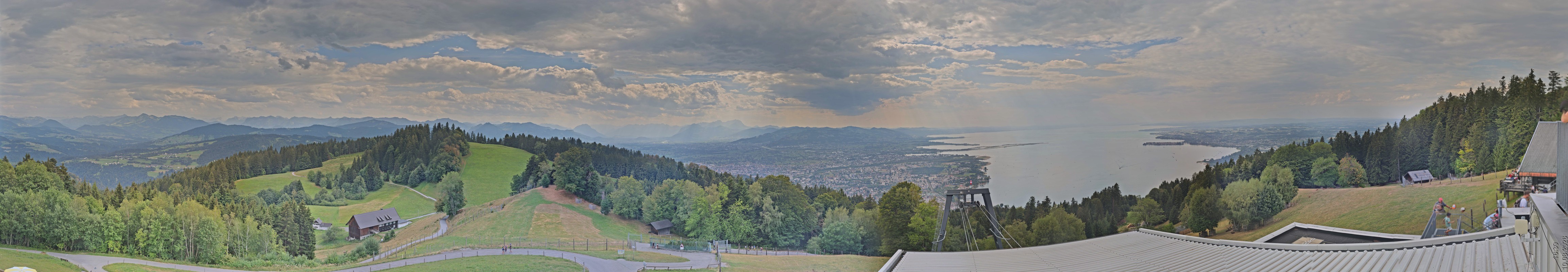 Archiv Foto Webcam Bregenz: Bergstation Pfänderbahn