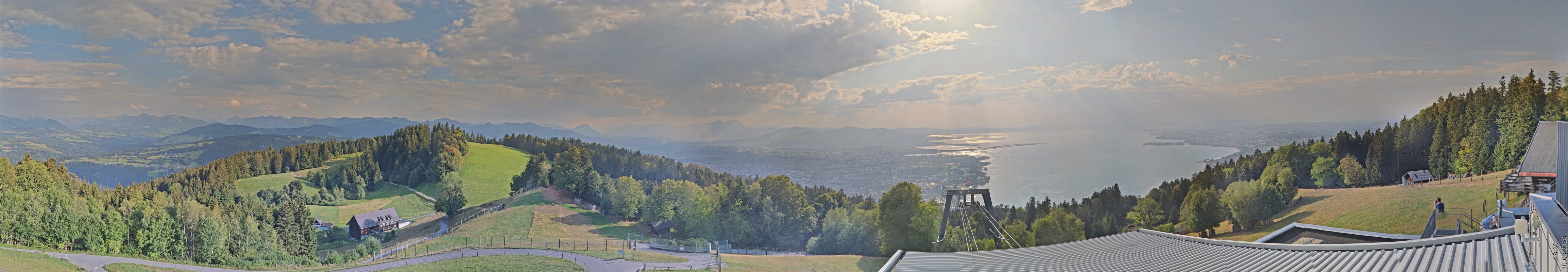 Archiv Foto Webcam Bregenz: Bergstation Pfänderbahn