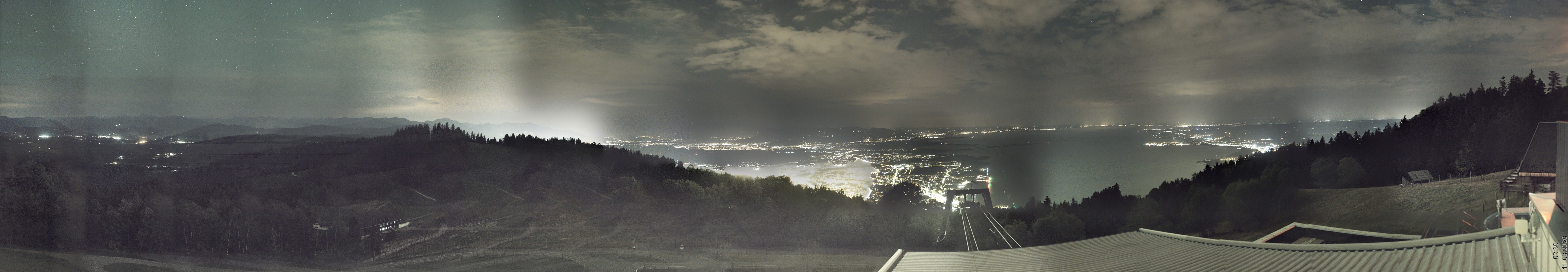 Archiv Foto Webcam Bregenz: Bergstation Pfänderbahn