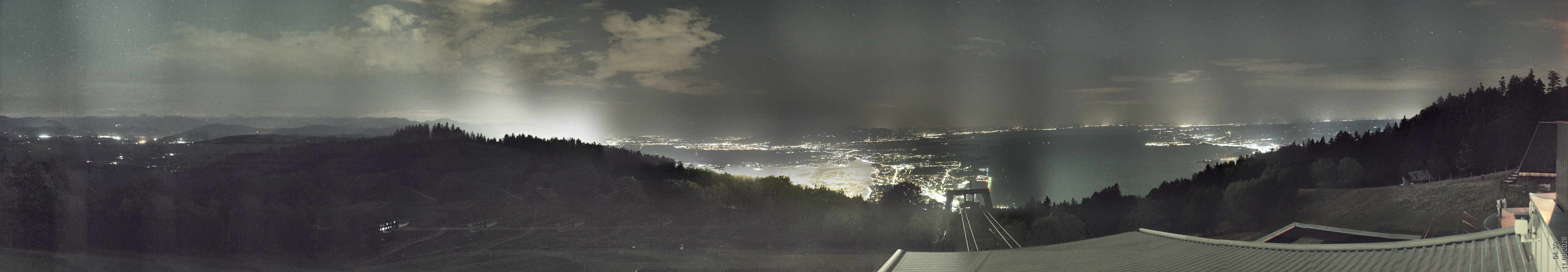 Archiv Foto Webcam Bregenz: Bergstation Pfänderbahn