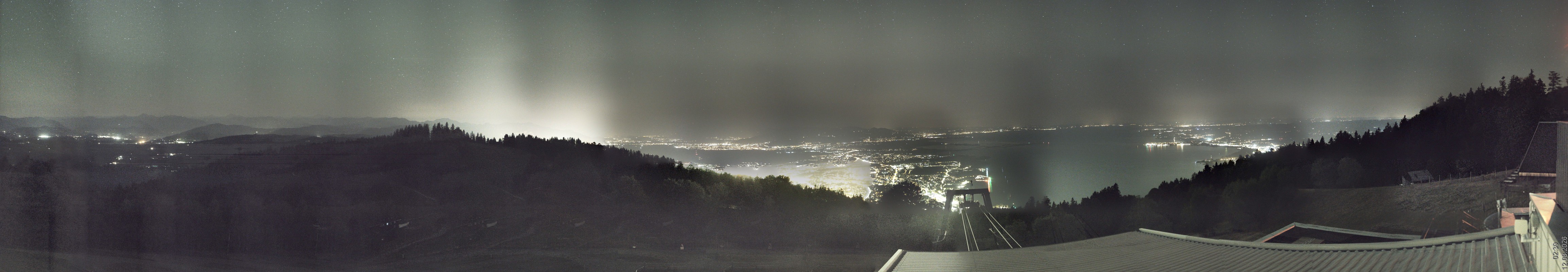 Archiv Foto Webcam Bregenz: Bergstation Pfänderbahn