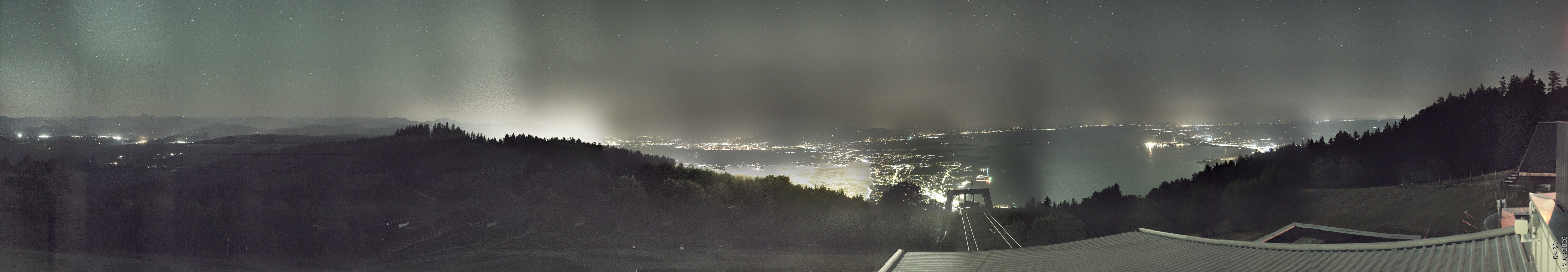 Archiv Foto Webcam Bregenz: Bergstation Pfänderbahn