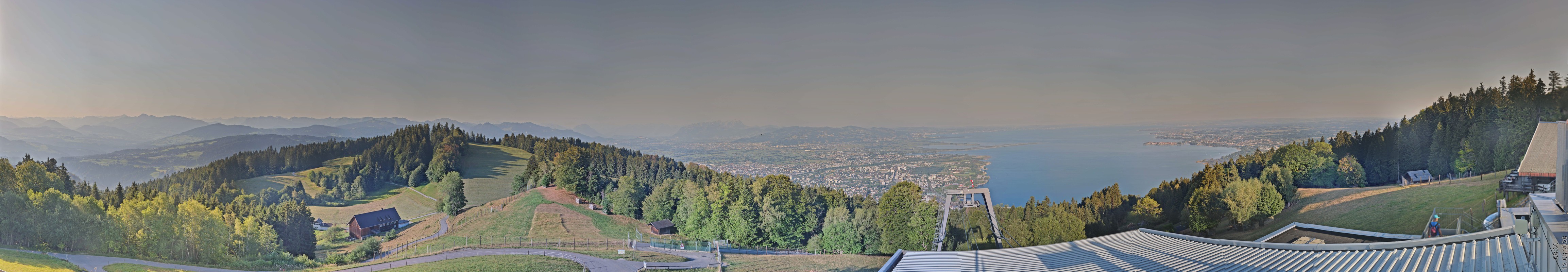 Archiv Foto Webcam Bregenz: Bergstation Pfänderbahn