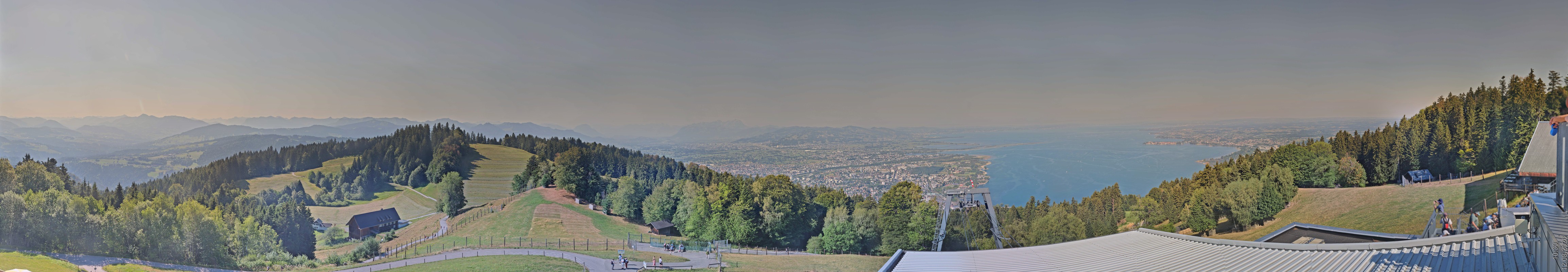 Archiv Foto Webcam Bregenz: Bergstation Pfänderbahn