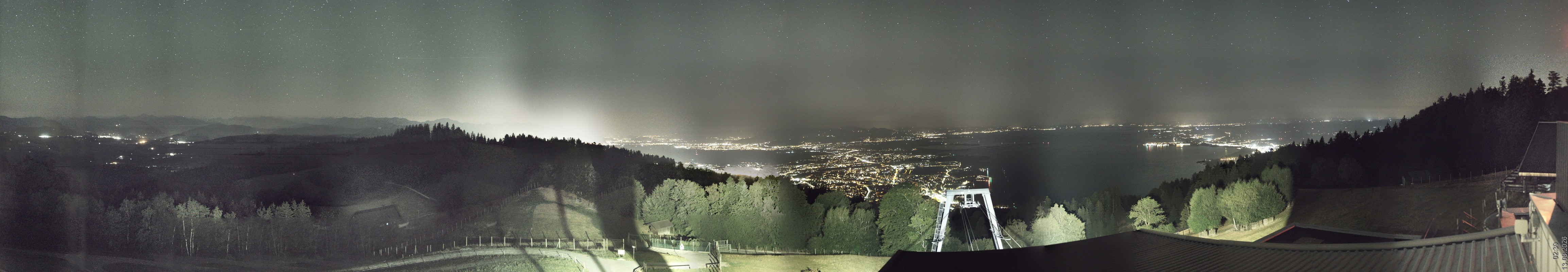 Archiv Foto Webcam Bregenz: Bergstation Pfänderbahn