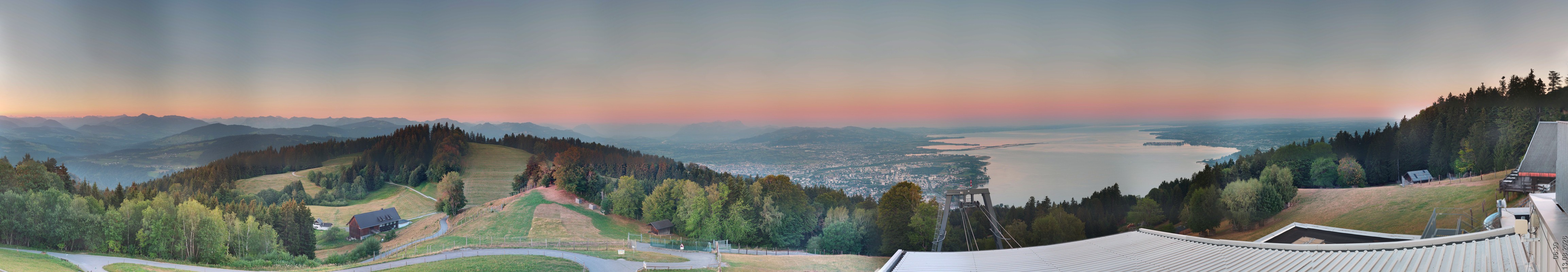 Archiv Foto Webcam Bregenz: Bergstation Pfänderbahn