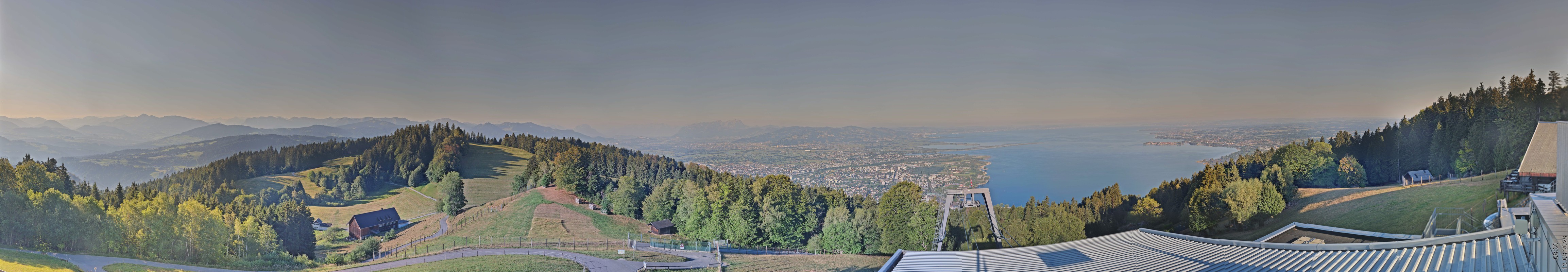 Archiv Foto Webcam Bregenz: Bergstation Pfänderbahn