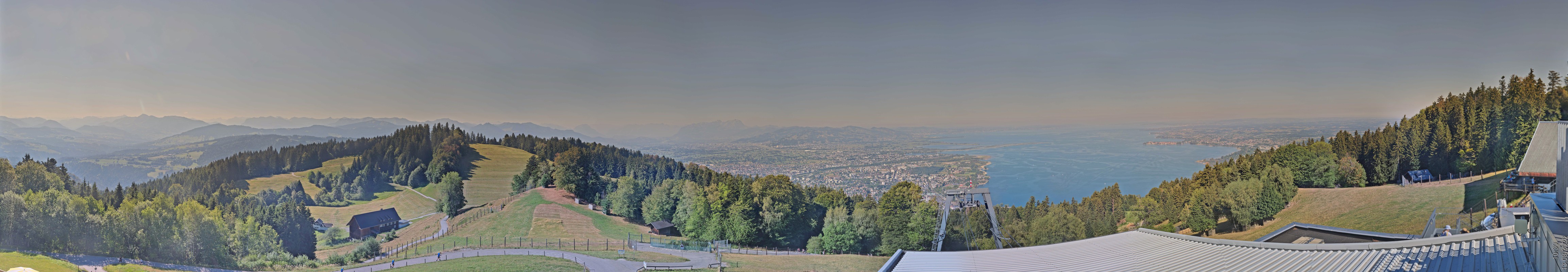 Archiv Foto Webcam Bregenz: Bergstation Pfänderbahn