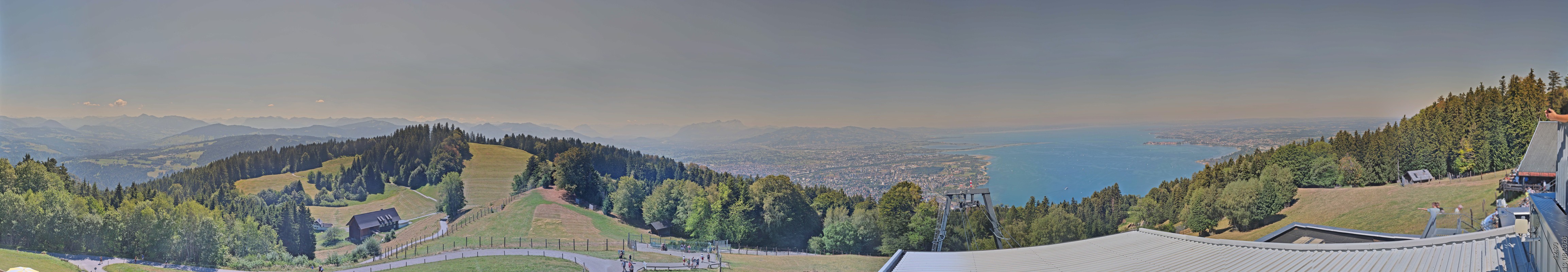 Archiv Foto Webcam Bregenz: Bergstation Pfänderbahn