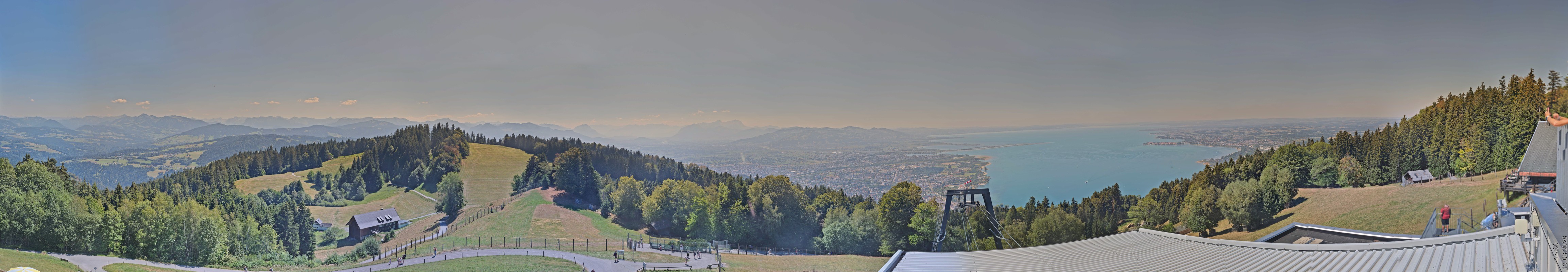 Archiv Foto Webcam Bregenz: Bergstation Pfänderbahn