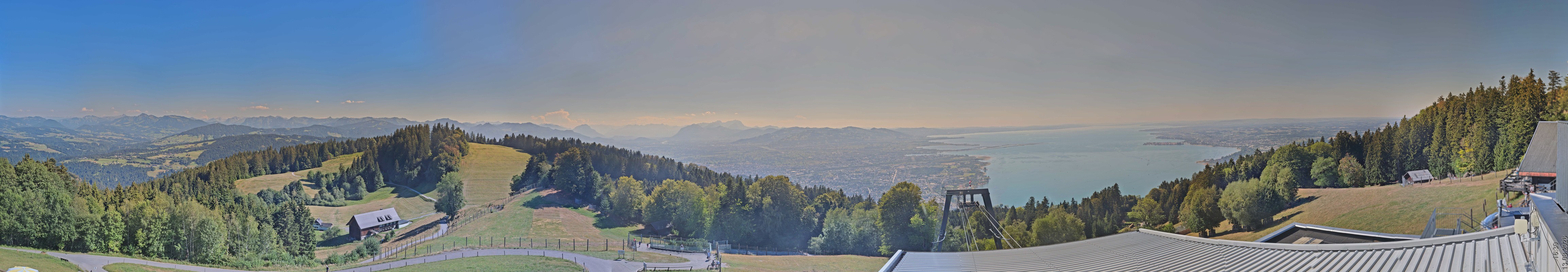 Archiv Foto Webcam Bregenz: Bergstation Pfänderbahn