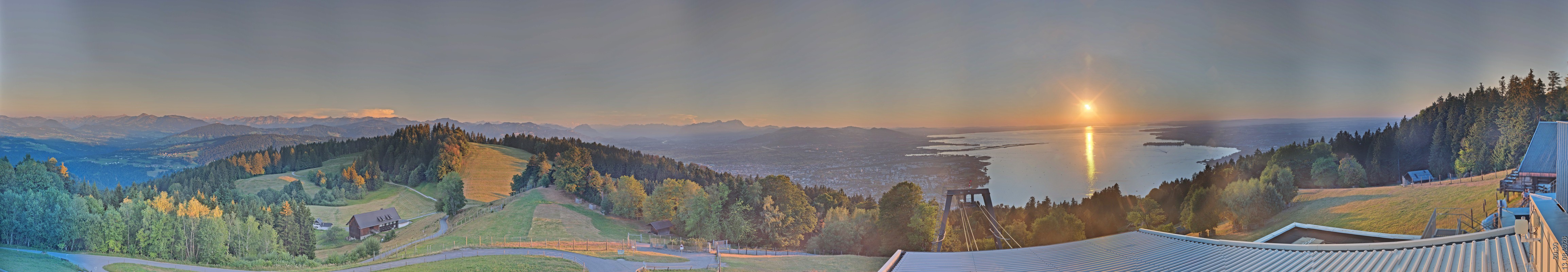 Archiv Foto Webcam Bregenz: Bergstation Pfänderbahn