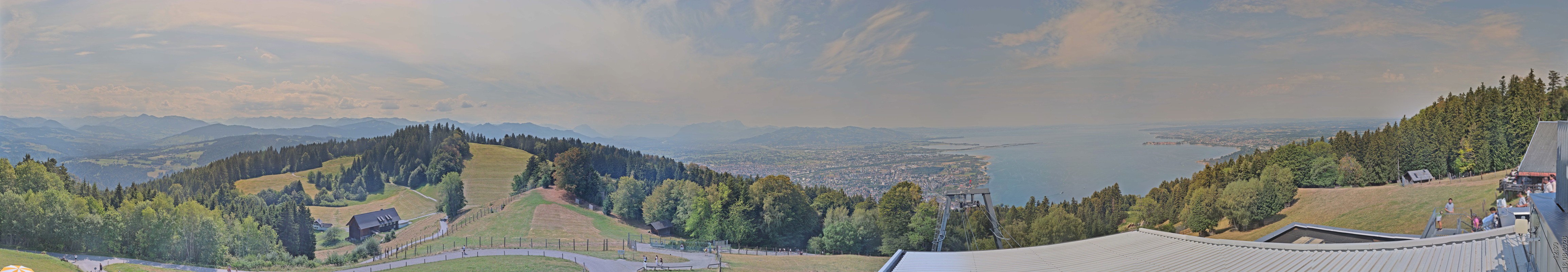 Archiv Foto Webcam Bregenz: Bergstation Pfänderbahn