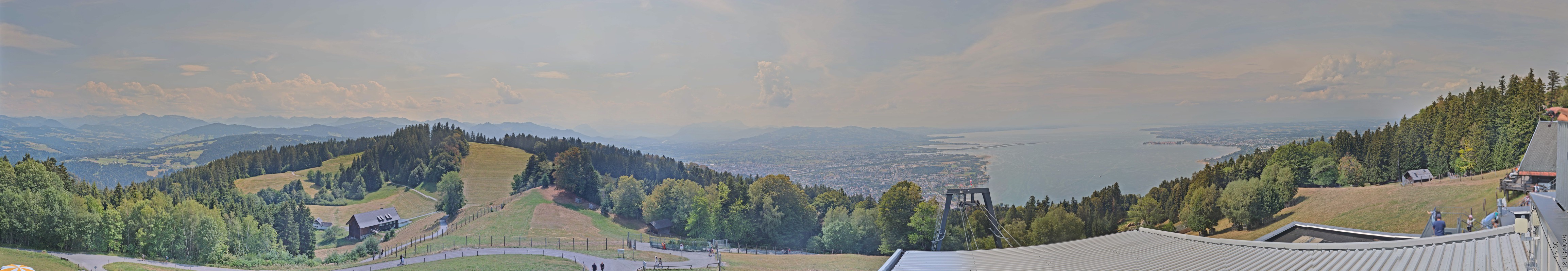 Archiv Foto Webcam Bregenz: Bergstation Pfänderbahn