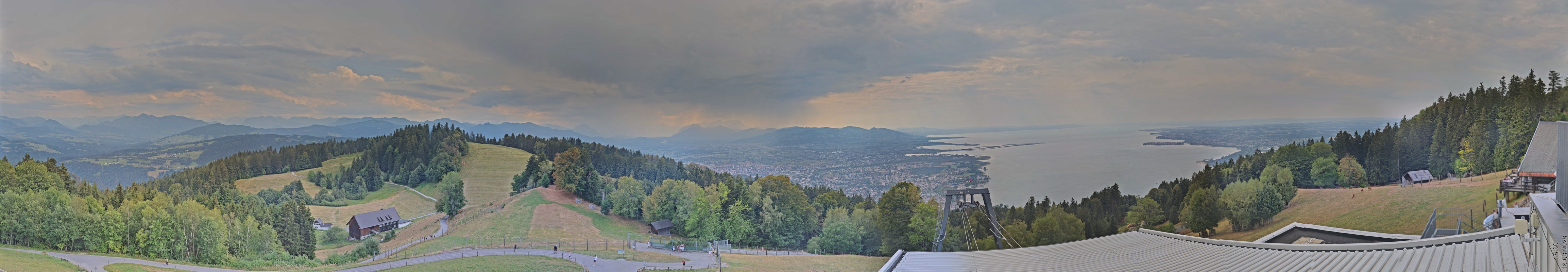 Archiv Foto Webcam Bregenz: Bergstation Pfänderbahn