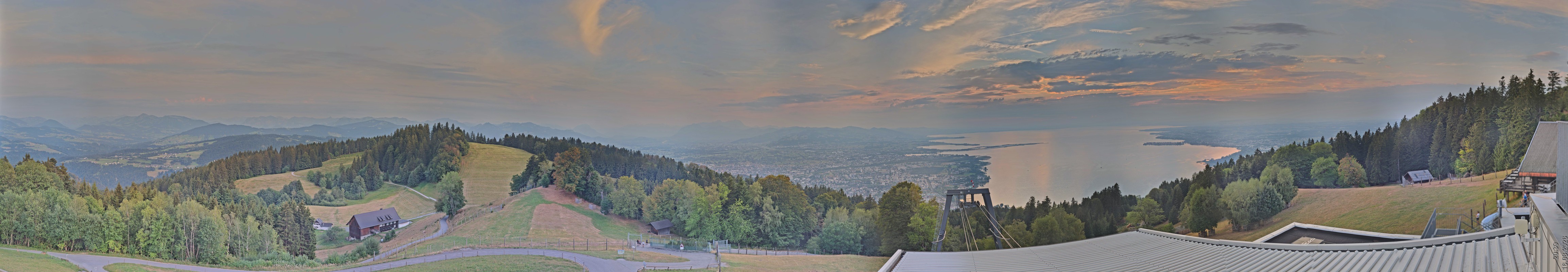 Archiv Foto Webcam Bregenz: Bergstation Pfänderbahn