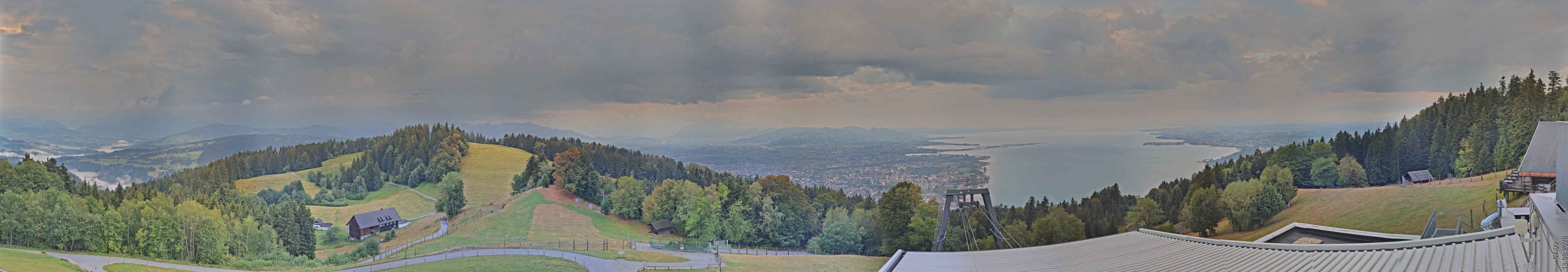 Archiv Foto Webcam Bregenz: Bergstation Pfänderbahn