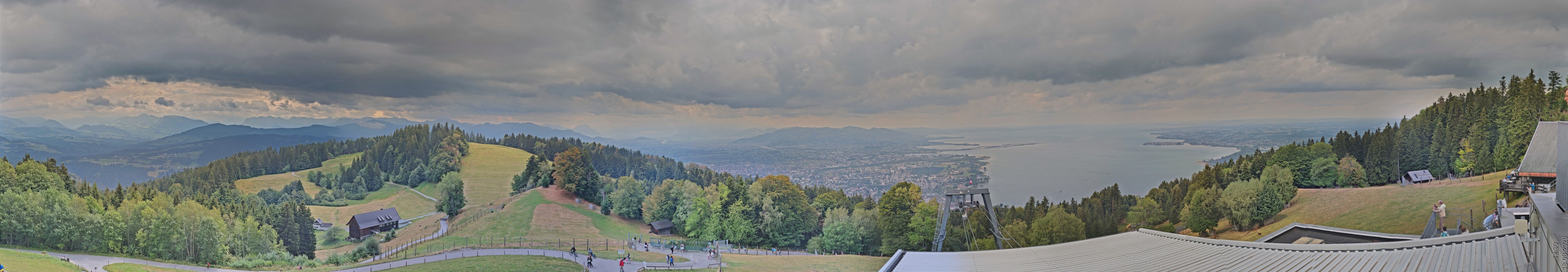 Archiv Foto Webcam Bregenz: Bergstation Pfänderbahn