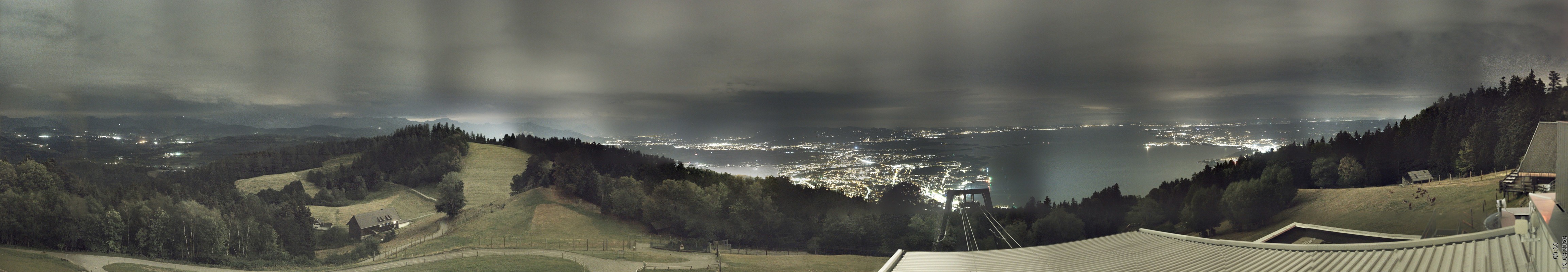 Archiv Foto Webcam Bregenz: Bergstation Pfänderbahn
