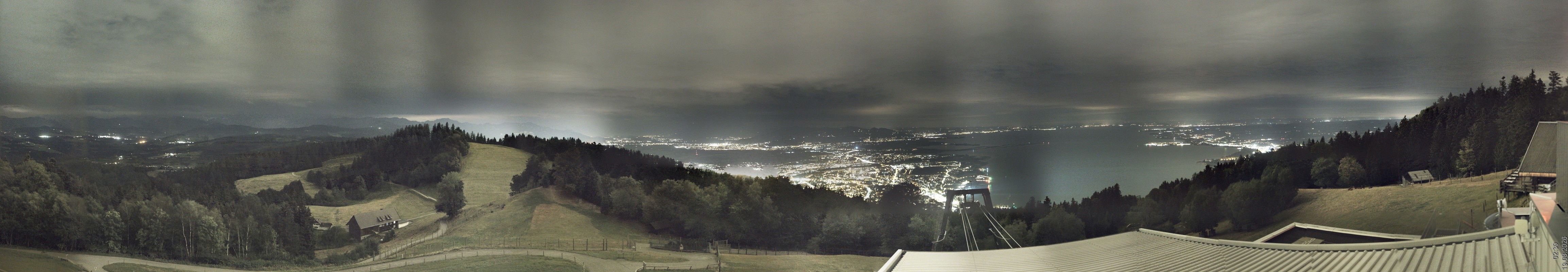 Archiv Foto Webcam Bregenz: Bergstation Pfänderbahn