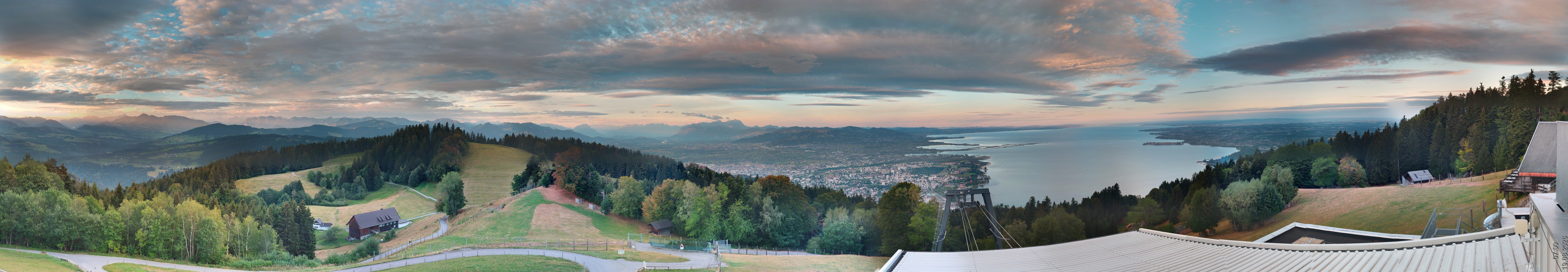 Archiv Foto Webcam Bregenz: Bergstation Pfänderbahn