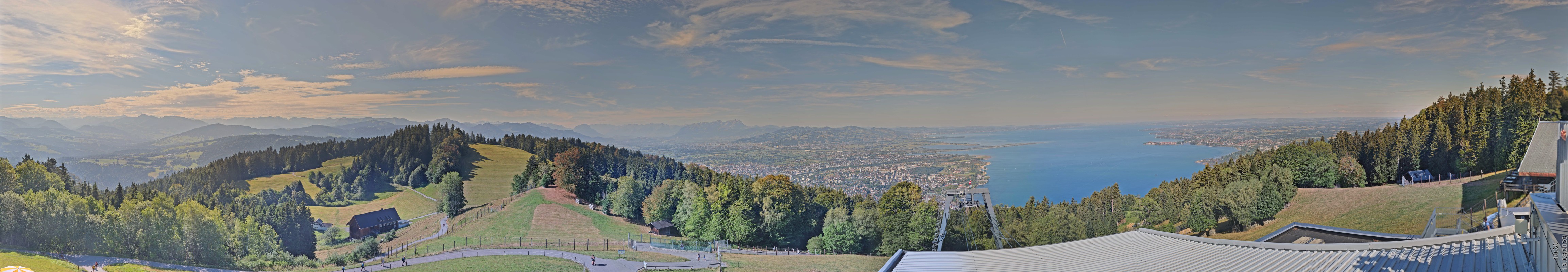 Archiv Foto Webcam Bregenz: Bergstation Pfänderbahn