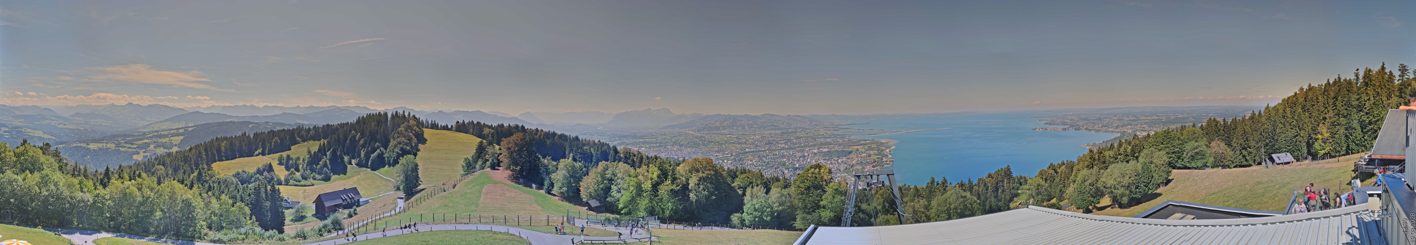 Archiv Foto Webcam Bregenz: Bergstation Pfänderbahn