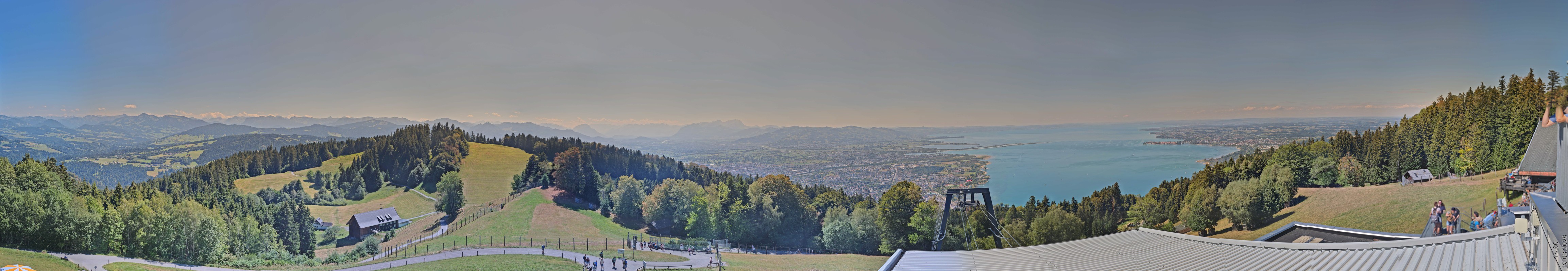 Archiv Foto Webcam Bregenz: Bergstation Pfänderbahn