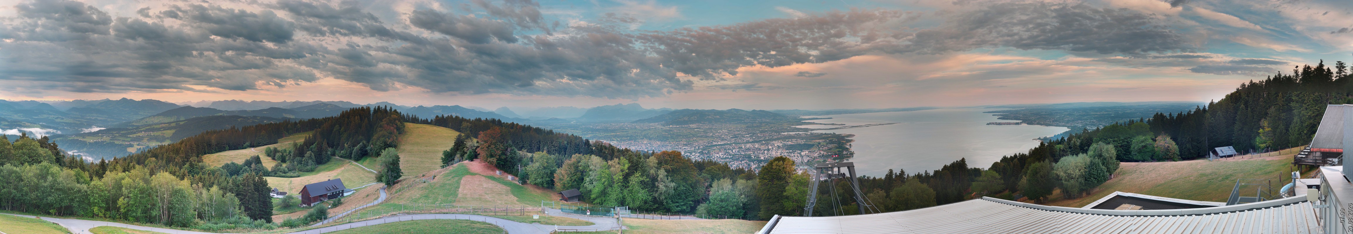Archiv Foto Webcam Bregenz: Bergstation Pfänderbahn