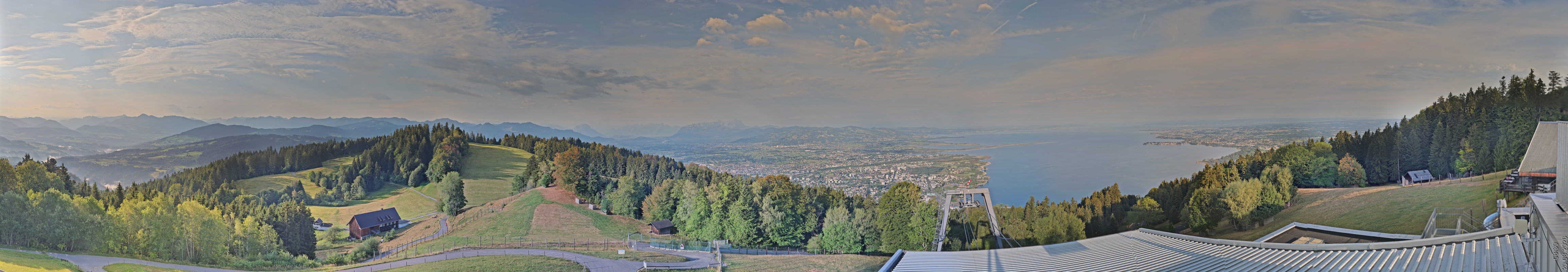 Archiv Foto Webcam Bregenz: Bergstation Pfänderbahn