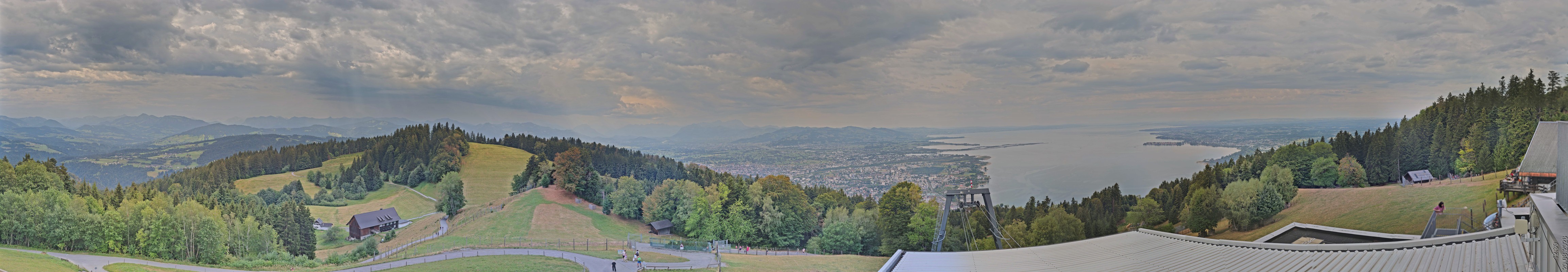 Archiv Foto Webcam Bregenz: Bergstation Pfänderbahn