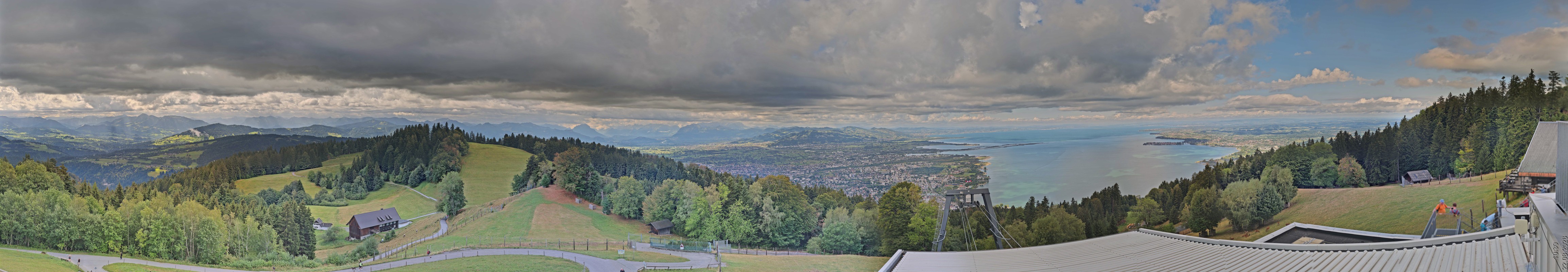 Archiv Foto Webcam Bregenz: Bergstation Pfänderbahn