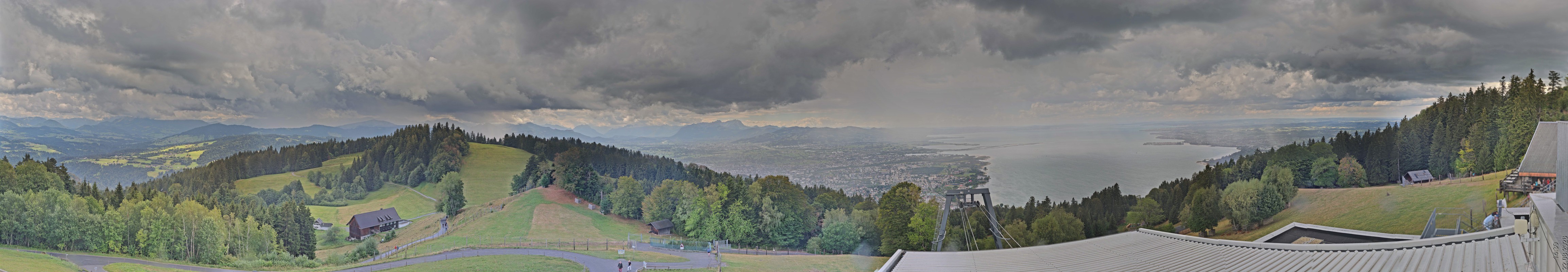 Archiv Foto Webcam Bregenz: Bergstation Pfänderbahn