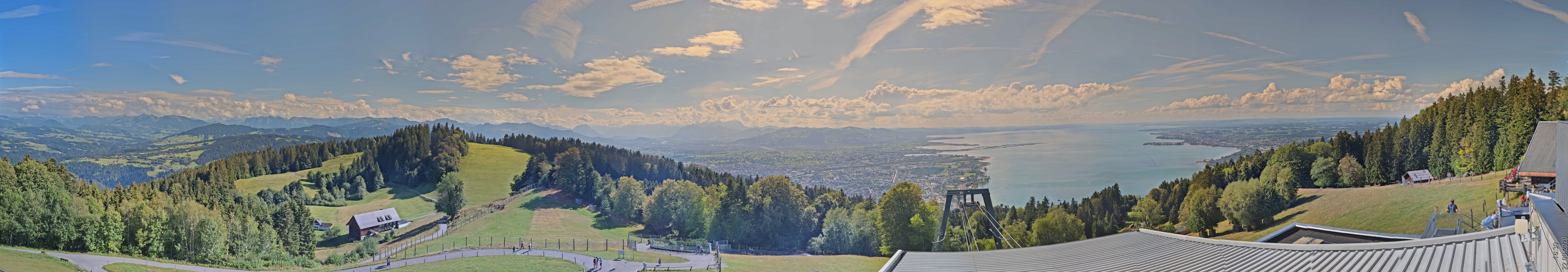 Archiv Foto Webcam Bregenz: Bergstation Pfänderbahn