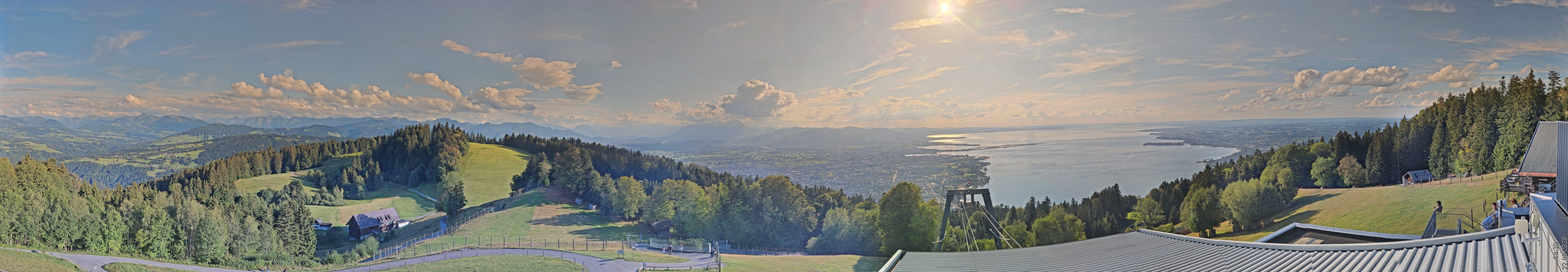 Archiv Foto Webcam Bregenz: Bergstation Pfänderbahn