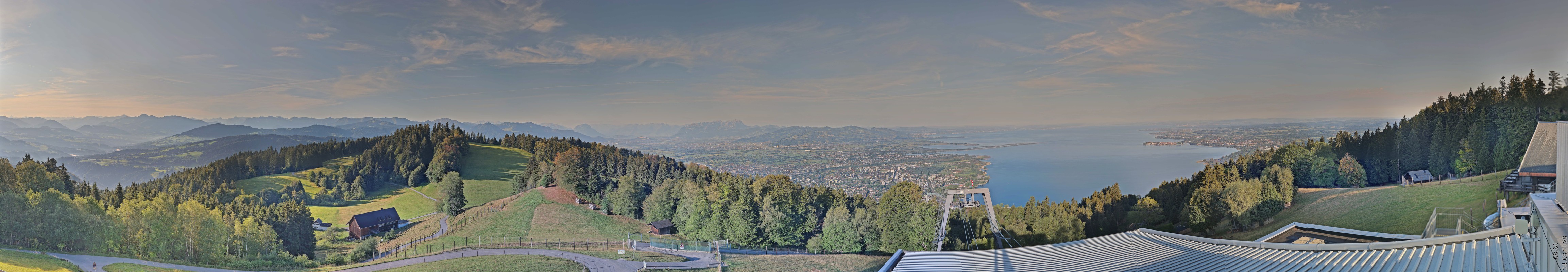 Archived image Webcam Top Station Pfänderbahn
