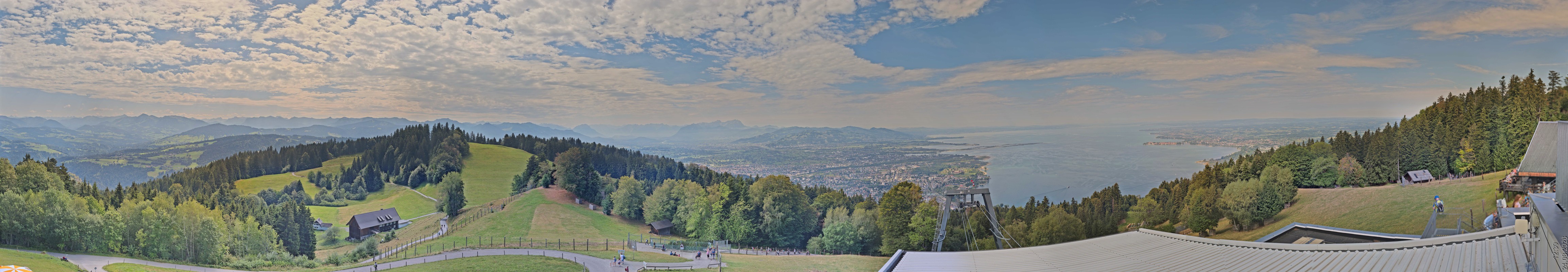 Archived image Webcam Top Station Pfänderbahn