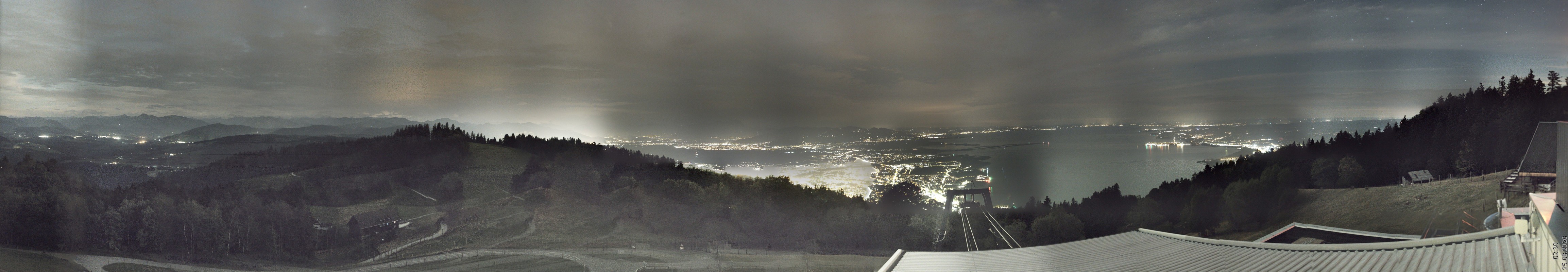 Archiv Foto Webcam Bregenz: Bergstation Pfänderbahn
