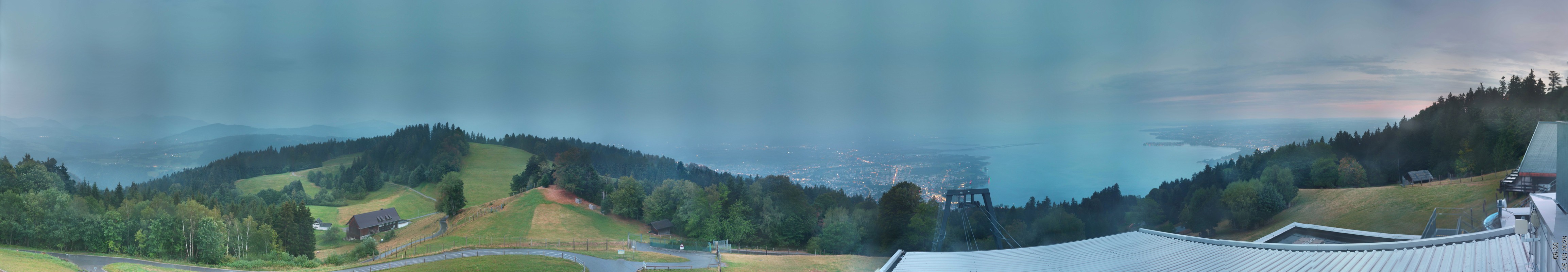Archiv Foto Webcam Bregenz: Bergstation Pfänderbahn