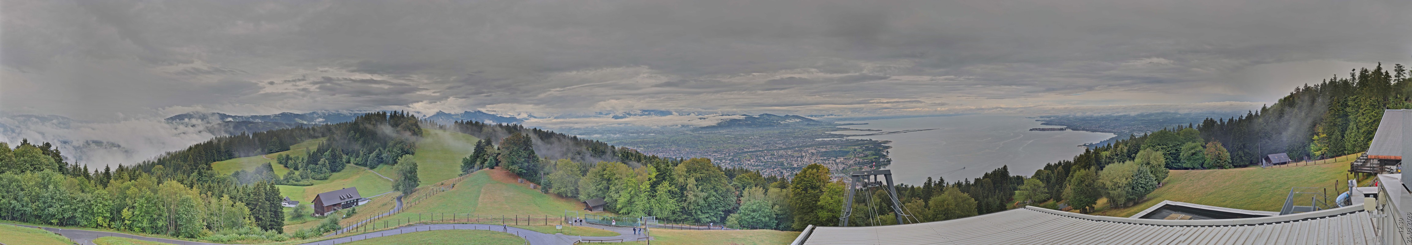 Archiv Foto Webcam Bregenz: Bergstation Pfänderbahn